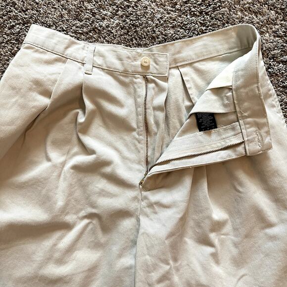 VTG RALPH LAUREN SPORT High Rise Khaki Shorts Size 8 Retro Y2K Indie Hipster - Picture 2 of 11